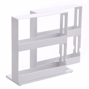 2-Pack-Kitchen 3-Tier Rectangular Spice Bottle Storage Rack